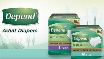 Depend Protection Plus