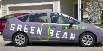 green bean battery car