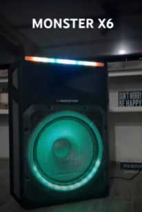 monster x6 speaker