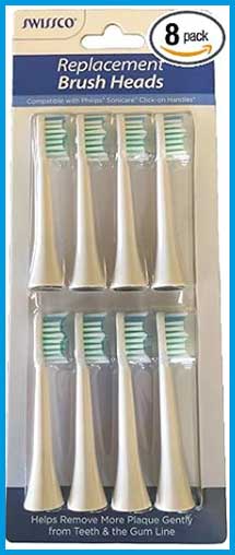 Swissco Replacement Brush Heads