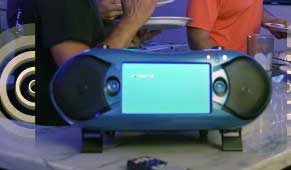 emerson 7 lcd wireless stereo boombox