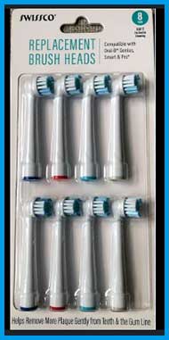 Swissco Replacement Brush Heads