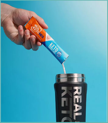 Real Ketones D-BHB Keto Weight Loss Powder Sticks