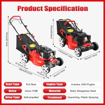 Cubellin Self Propelled Lawn Mower