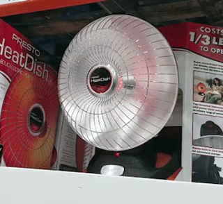 presto heat dish parabolic heater reviews