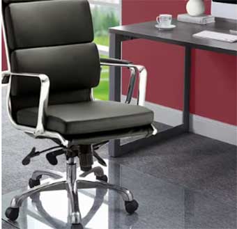 vitrazza glass chair mat