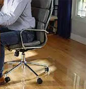 vitrazza glass chair mat