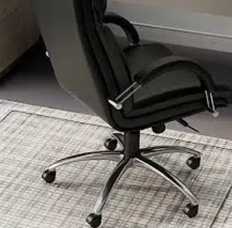 vitrazza glass chair mat