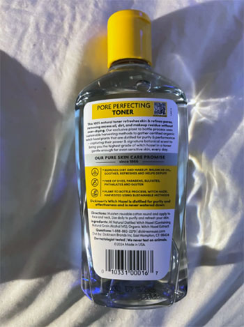 Dickinson’s Witch Hazel Toner