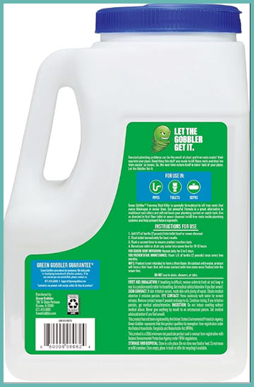 Green Gobbler Foaming Root Killer