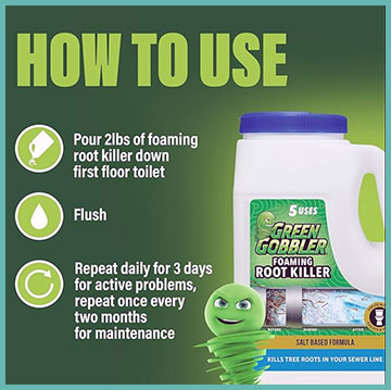 Green Gobbler Foaming Root Killer