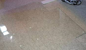 Vitrazza Glass Chair Mat