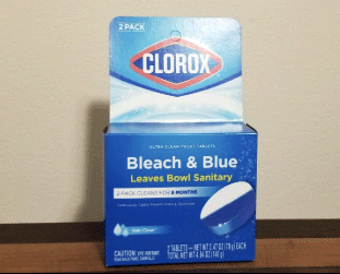 clorox bleach and blue review