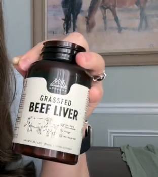 Lonvera Grass Fed Beef Liver Capsules