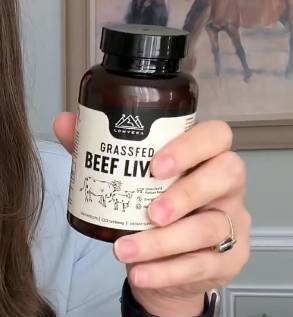 Lonvera Grass Fed Beef Liver Capsules