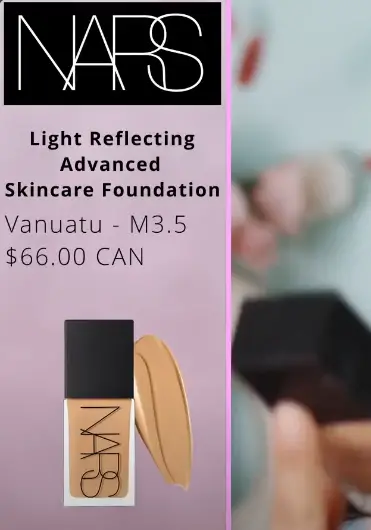 NARS Sheer Glow Vs. Light Reflecting Foundations