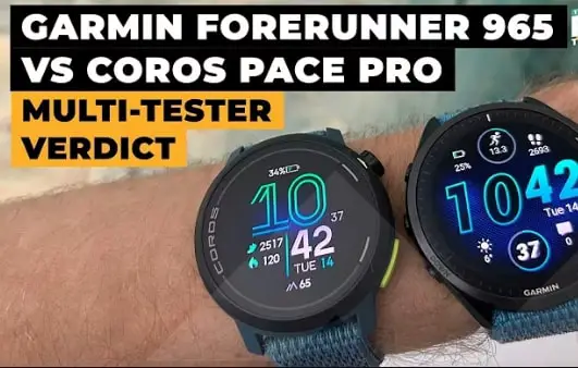Coros Pace 3 Vs Garmin 965