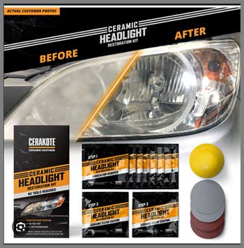 Cerakote Ceramic Headlight Restoration Kit