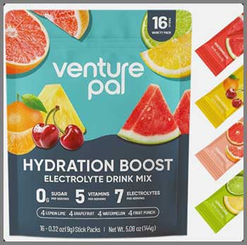Venture Pal Sugar Free Electrolyte Powder Packets