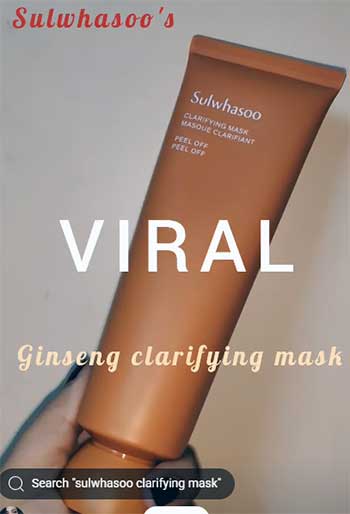 Sulwhasoo’s Clarifying Mask