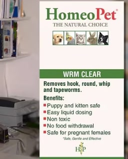 HomeoPet WRM Clear