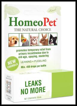 HomeoPet Leaks No More