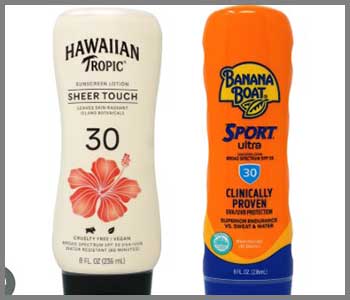 Hawaiian Tropic Vs. Banana Boat