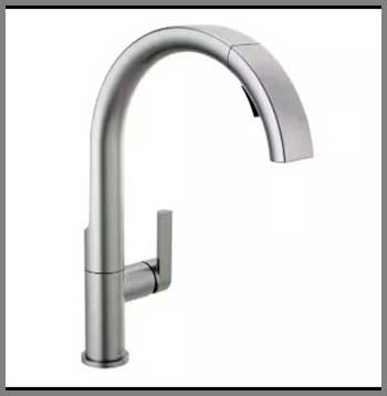 Delta 19824lf-Sp Keele Kitchen Faucet