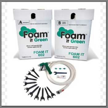 Foam It 602 Polyurethane Spray Foam Insulation Kit