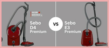 SEBO Airbelt D4 vs. Miele Complete C3