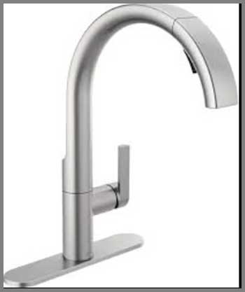 Delta 19824lf-Sp Keele Kitchen Faucet