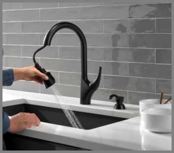Delta Anderson Matte Black Faucet