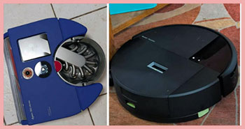 Dyson 360 Vis Nav vs. Roomba
