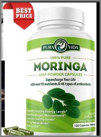 Pura Vida Moringa Capsules
