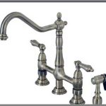 Kingston Brass Ks1271albs Heritage Bridge Kitchen Faucet
