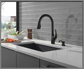 Delta Anderson Matte Black Faucet