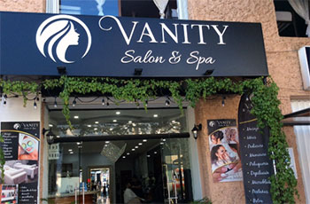 salon vanity