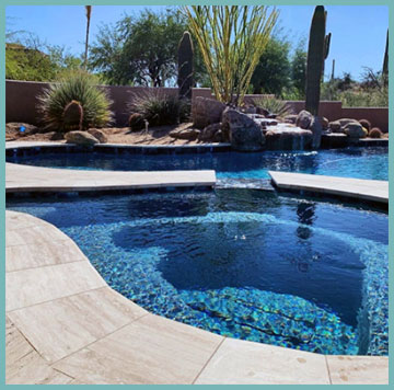 Mini Pebble Pool Finish
