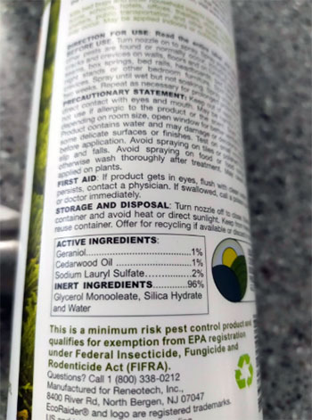 EcoRaider Bed Bug Killer Spray