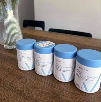 Happy V Prebiotic and Probiotic