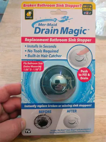 Mer-Maid Drain Magic Sink Stopper