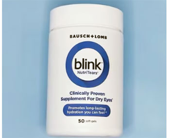 blink nutritears supplement for dry eyes softgels