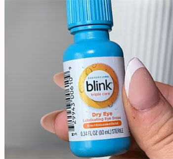 blink nutritears supplement for dry eyes softgels