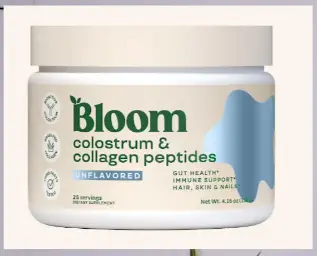 Bloom Nutrition's Colostrum & Collagen