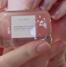 glow recipe watermelon glow sleeping mask review