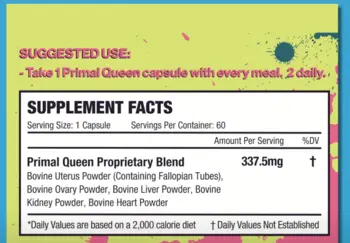 Primal Queen Beef Organ Supplements