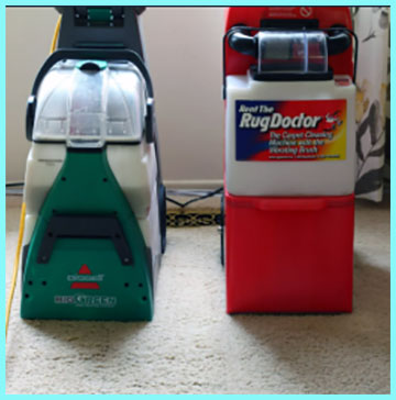 Bissell Big Green and Rug Doctor Pro