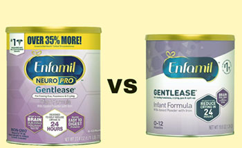Enfamil Gentlease Neuropro Vs. Enfamil Gentlease