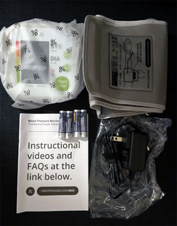 Greater Goods Blood Pressure Monitor
