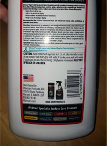 Weiman Hardwood Polish and Restorer